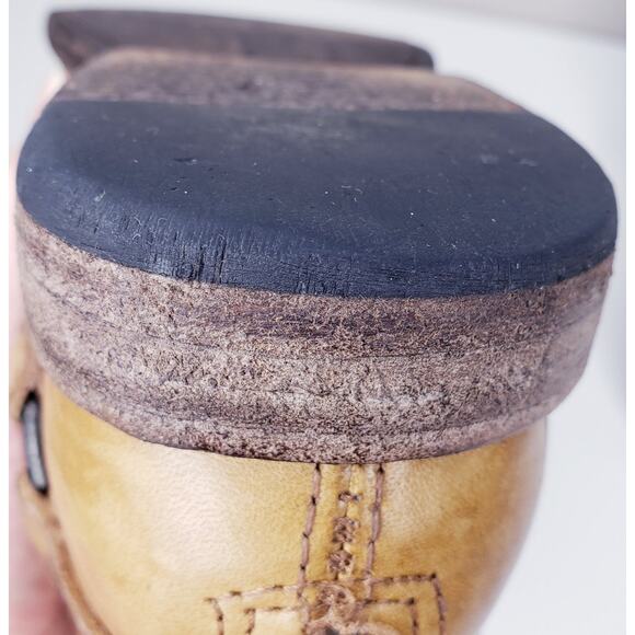 FRYE PHILIP HARNESS #76870 Ankle Boots Camel Women's Size 6.5B - Picture 10 of 16